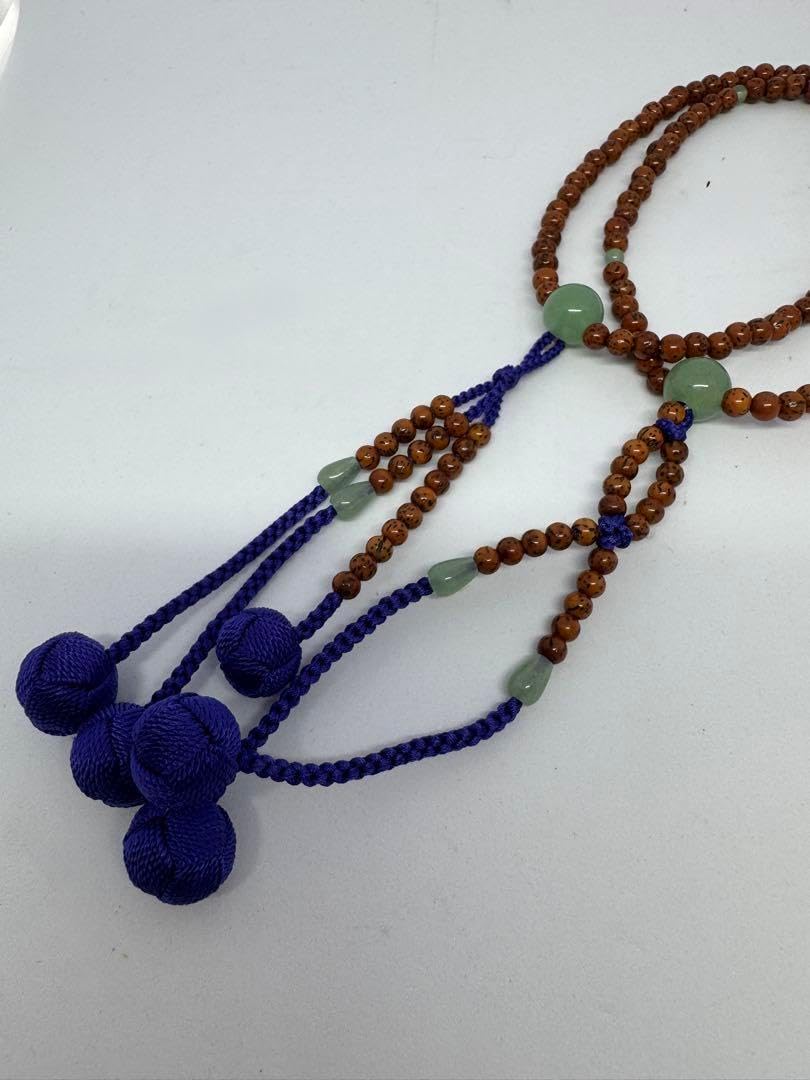 高級念珠 古代菩提樹 水晶仕立 日蓮宗 本式数珠 本連数珠 高級御念珠 高級念珠 古代菩提樹 水晶仕立 日蓮宗 本式数珠 本連数珠 高級御念珠